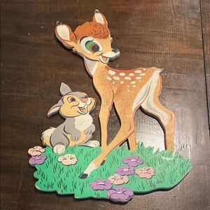 Vintage Bambi and Thumper Wall Art